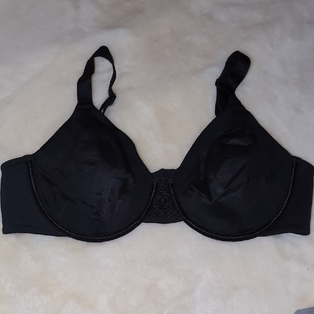 Vanity Fair Unlined Black Bra